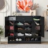 Bella Depot 47.2''W Shoe Cabinet with Adjustable Shelves - 3 of 4