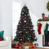 Best Choice Products Artificial Christmas Tree, Premium Unlit Spruce Design, Dense Branches – Black Spruce - 3 of 4