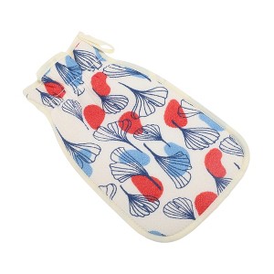 Unique Bargains Double Side Drawstring Shower Gloves 9.06"×5.83" 1 Pc - 1 of 3