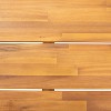 Christopher Knight Home Loft Acacia Wood Outdoor Coffee Table  Teak - 3 of 4