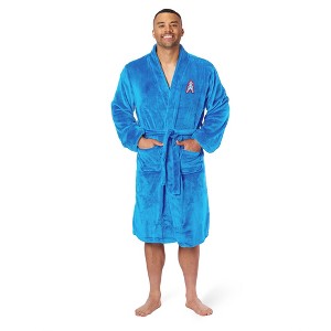 Houston Oilers NFL L/XL Silk Touch Bathrobe 26x47 Inches - 1 of 4
