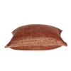 Parkland Collection,Delphi Orange Solid Quilted Throw Pillow - 3 of 4