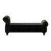 Sapphtopaz Modern Storage Bench Velvet Upholstered Bed Bench Chaise with Button-Tufted and Nailhead End of Bed Storage Ottoman for Bedroom - 4 of 4