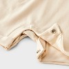 Baby Sweet Potato Shorts Sleeve Romper - Cat & Jack™ Cream - 4 of 4