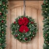 Haute Decor Christmas Adjustable Length Wreath Hanger Bronze: Metal Door Hook, Indoor/Outdoor Use, Weather-Resistant - image 3 of 4