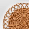 2pk.Woven Looped Rattan chargers - Threshold™ - 4 of 4