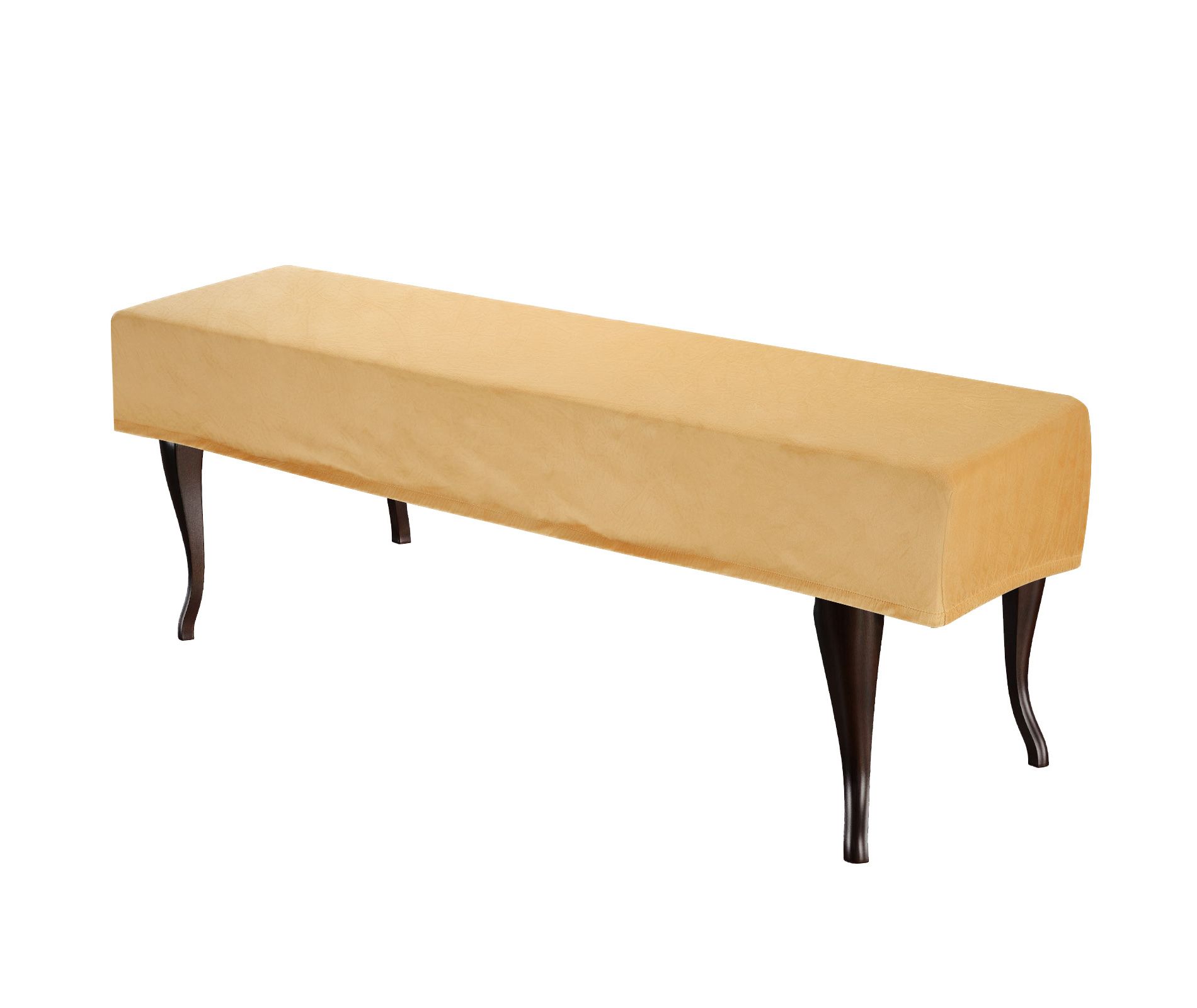 Unique Bargains Stretch Anti-Dust Protecting Dining Bench Slipcovers 40" - 55" Yellow