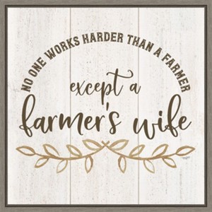 Amanti Art Farm Life VI Farmers Wife by Tara Reed Canvas Wall Art Print Framed 22 x 22-in. - 1 of 4