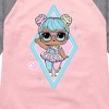 Girls' - LOL Surprise! - Bon Bon Doll Shirt Tail Raglan Graphic T-shirt - 2 of 3