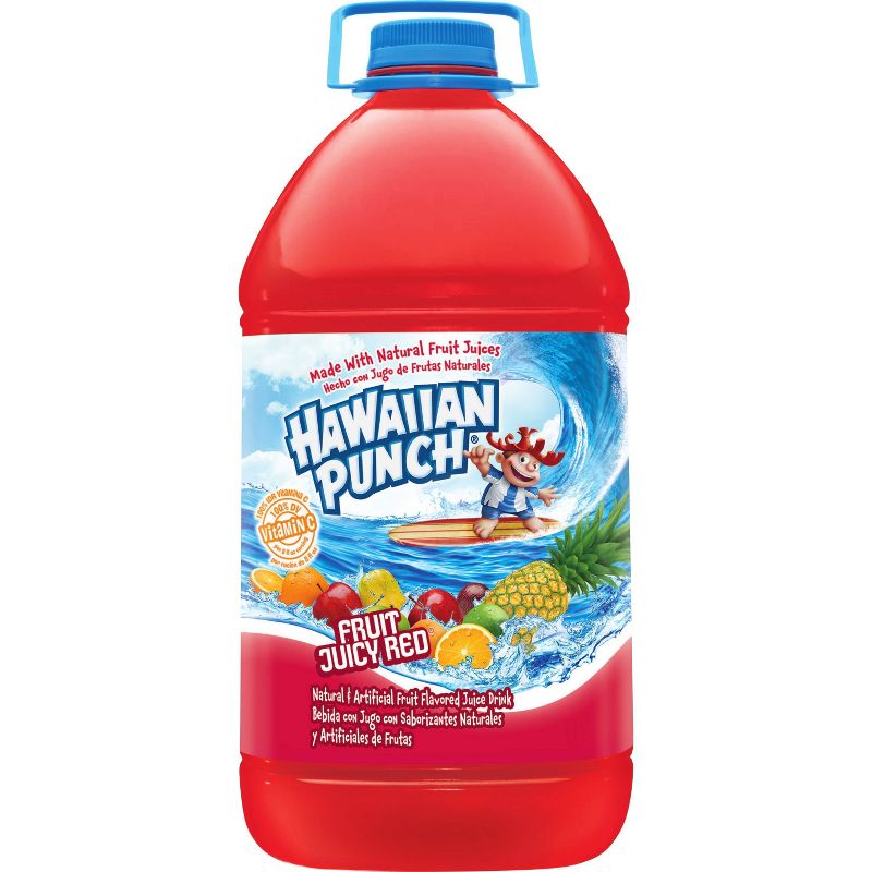 Hawaiian Punch Fruit Juicy Red Drink - 128 fl oz Bottle, 1 of 8