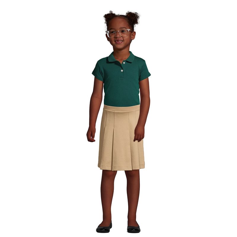 Lands' End Lands' End School Uniform Kids Ponte Pleat Skirt, 5 of 6
