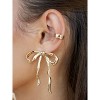 Organic Bow Earrings - Ettika - 2 of 2