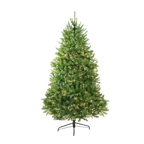 northlight seasonal red & green lighted christmas tree