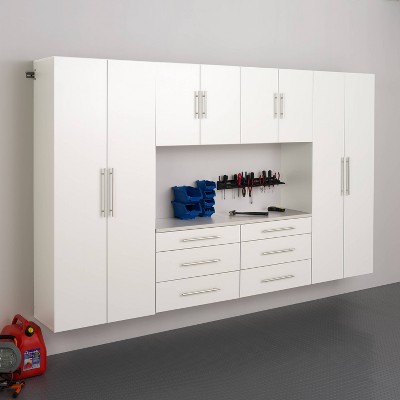 6pc 120" Hangups Storage Cabinet Set White - Prepac