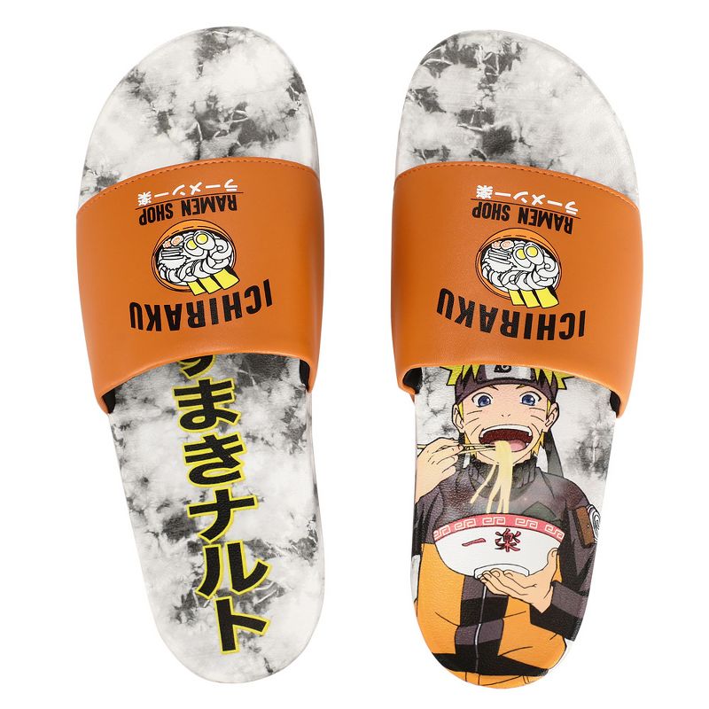 Naruto Shippuden Ichiraku Ramen Shop Men's Sandals  Slides, 1 of 6