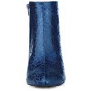 Allegra K Women's Pointed Toe Sparkly Stiletto Heels Ankle Boots - 2 of 4