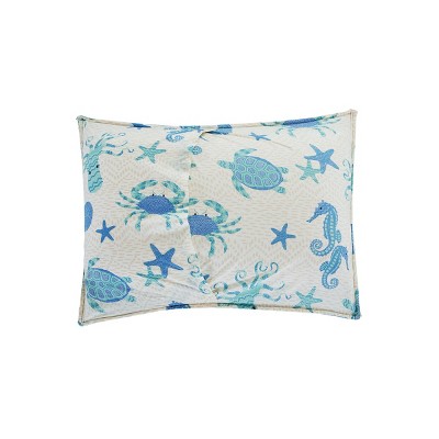 Brisbane Nautical Cotton Standard Sham with Sea Life Design