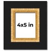 PosterPalooza | Photo Size Embellished Brown Picture Frame - UV Acrylic, Foam Board Backing, Hanging Hardware - 2 of 4