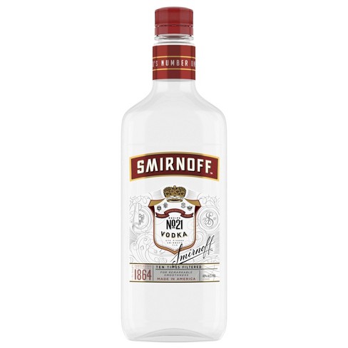 smirnoff plastic bottle