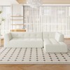 112.2*74" Modular Modular Combination Living Room Sofa Set, Modern Minimalist Sofa, Living Room Upholstered Sofa Bed, Bedroom - 2 of 4