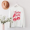 Simply Sage Market Women's Graphic Sweatshirt Feeling Lucky Cherries - 3 of 4