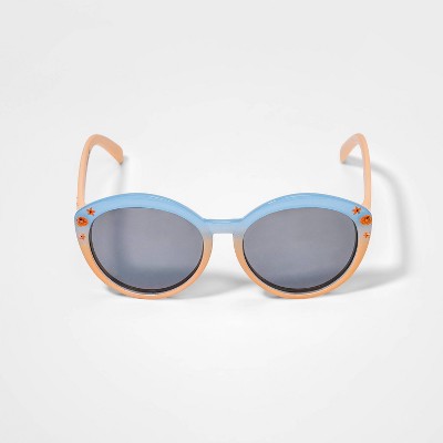 Toddler Girls' Disney Princess Sunglasses - Blue/Peach