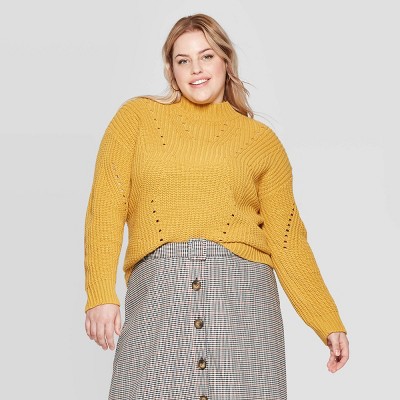 target plus size sweaters