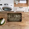 Stupell Industries Where You Hang Your Antlers Printed Anti-Fatigue Floor Mat, design by Kim Allen, 30"x18" - 3 of 4