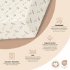 Crane Baby Organic Cotton Fitted Crib Sheet - 3 of 4
