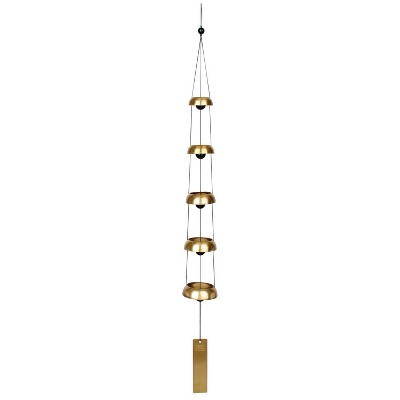 Woodstock Wind Chimes Signature Collection  Woodstock Temple Bells  Quintet  32'' Wind Bell