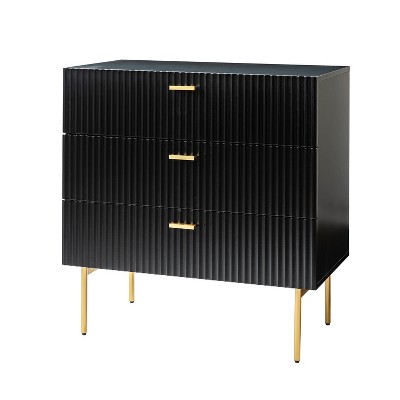 Brian 32'' Tall  3 Drawer   Bachelors Chest with storage for bedroom |  ARTFUL LIVING DESIGN