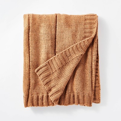 Woven Striped Knit Nep Throw Blanket - Threshold™ designed with Studio McGee