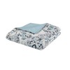 3 Pcs Elegant Floral Print Cotton Comforter Set, All Season Stylish Home Textile fits Lux Bedroom Decor - 4 of 4