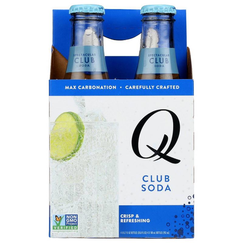 Q Mixers Club Soda - Case of 6/4 pack, 6.7 oz, 3 of 8