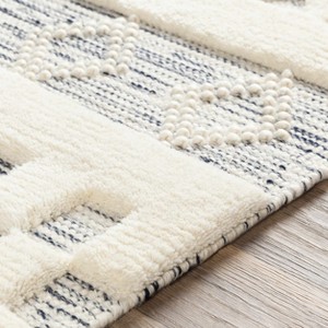 Hauteloom Corry Cream&Black Wool Rug - 1 of 4