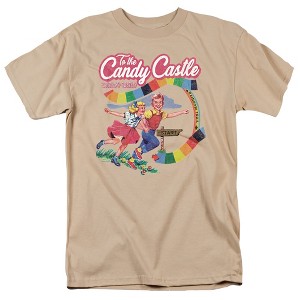Candy Land To The Candy Castle Adult T-Shirt - 1 of 4