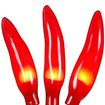 Novelty Lights 35 Light Fiesta Chili Pepper String Light Set, 11.5' Long