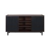 GDFStudio Duane 59" Mid-Century Modern 2-Door Sideboard Buffet with Metal Legs - 2 of 4