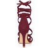 Allegra K Women's Lace-Up Stiletto High Heels Sandals - 4 of 4
