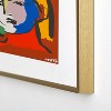 Marin Vaan Zaal Helene in Red Modern Female Metal Framed Art Print - Deny Designs - 4 of 4