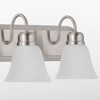 Quorum Lighting 3 - Light Vanity in  Satin Nickel - 3 of 4