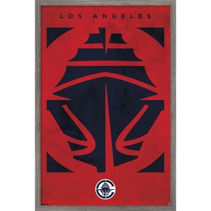 Trends International NBA Los Angeles Clippers - Logo 25 Framed Wall Poster Prints - 1 of 4