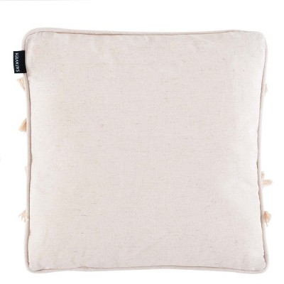 Braxton 16" Cream Geometric Boho Chic Pillow