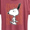 Women's - Peanuts - Boo Snoopy Scared Short Sleeve Graphic T-Shirt - 2 of 4