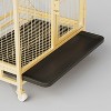 FURNIinspire Pet Crates and Houses, Large Cat Cage, Kennel Indoor Crate Large Exercise Place Ideal for 1-2 Cats, Yellow, 21.15"*27.55"*38.5" - 4 of 4