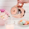 Pinky Up Rose Gold Wrapped Teapot - Tea Clear Glass Pot with Infuser Strainer and Tea Kettle for Loose Tea, 24 Oz - 4 of 4