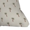 18"x18" Deny Designs Little Arrow Design Co Palm Tree Outdoor Throw Pillow Cream - 3 of 4