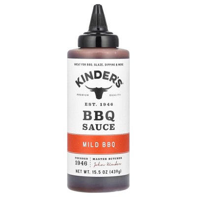 KINDER'S, BBQ Sauce, Mild BBQ, 15.5 oz