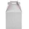 O'Creme Packaging Plain Tall White/Kraft Cake-Carrier Box 18" x 18" x 20" High - Pack of 3 - 3 of 3