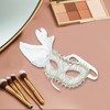 Unique Bargains Side Feather Masquerade Princess Half Face Party Mask 1 Pc - 4 of 4